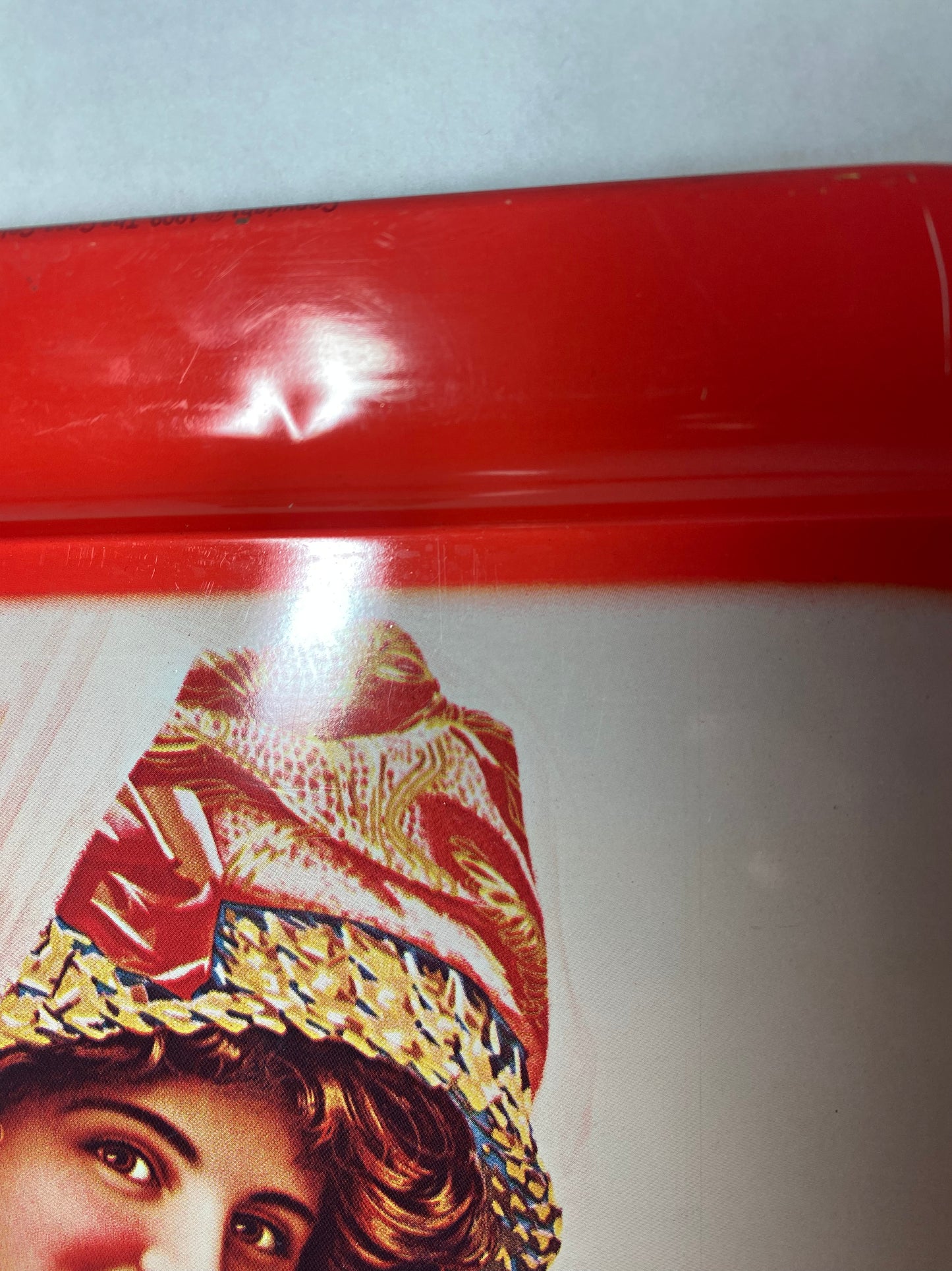 Coca-Cola 1973 Lady Driving Tray