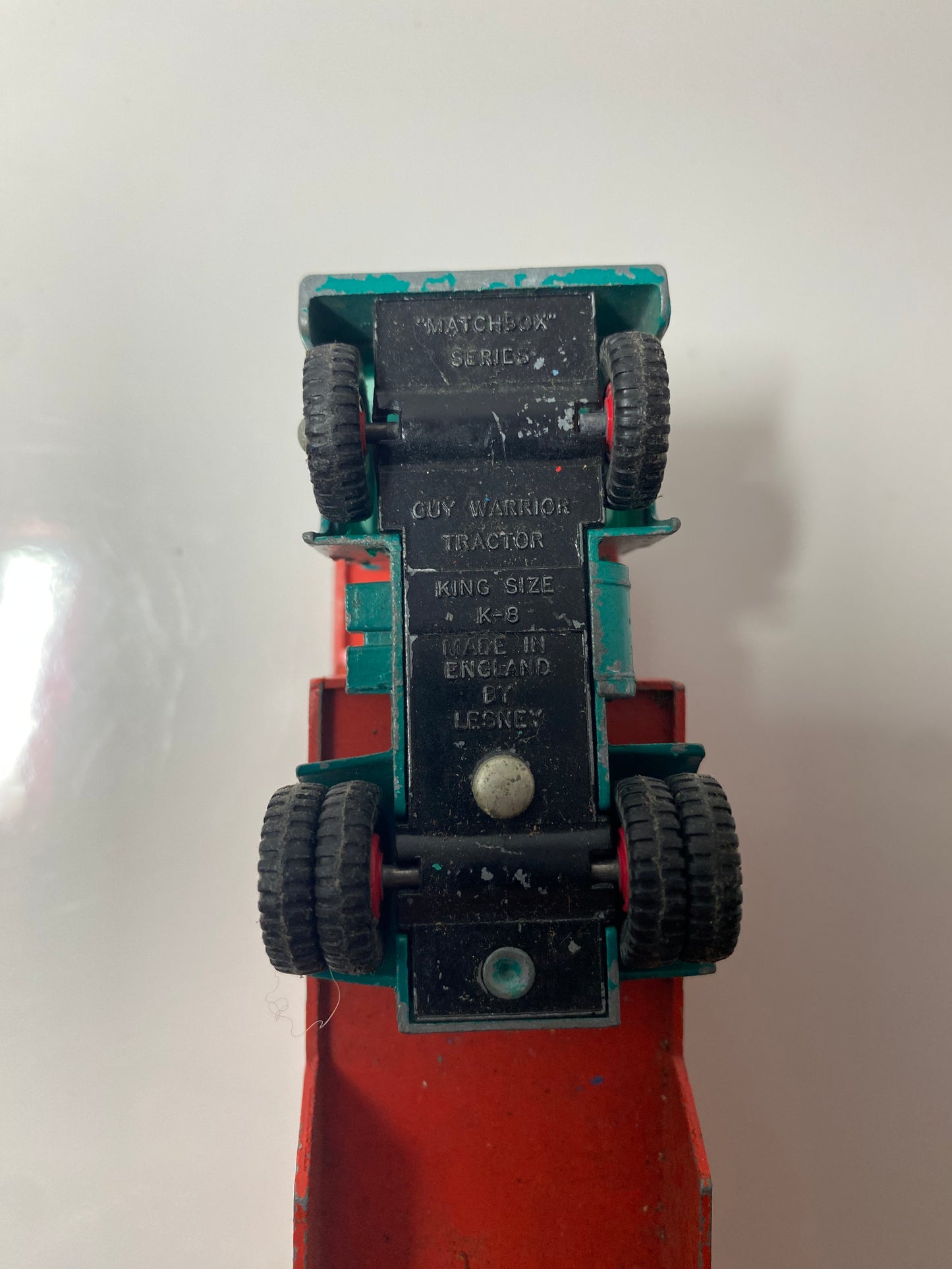1/64 Matchbox Lesney Guy Warrior Tractor Car Transporter