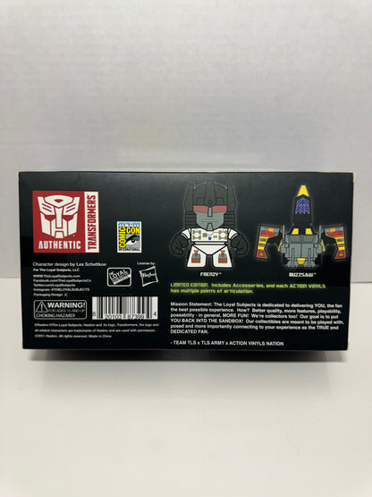 Transformers Action Vinyls Frenzy and Buzzsaw