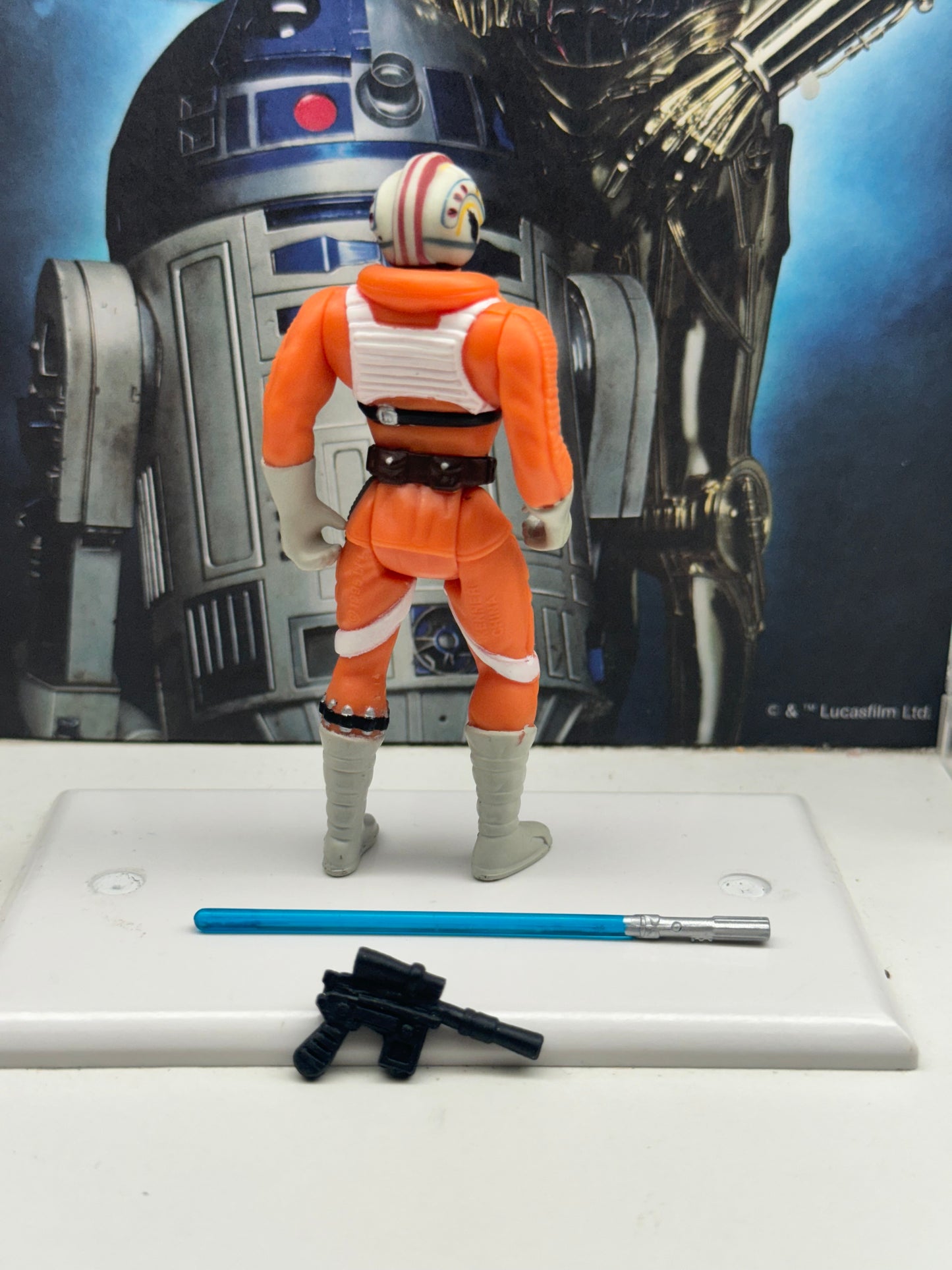 Star Wars POTF2 Empire Strikes Back Luke Skywalker X-Wing Fighter Pilot gear